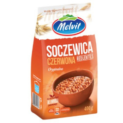 MELVIT Soczewica czerwona 12x400g